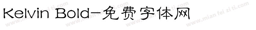 Kelvin Bold字体转换